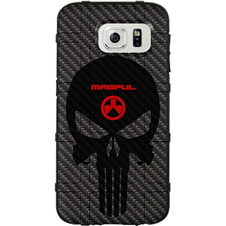 LIMITED EDITION - Authentic Made in U.S.A. Magpul Industries Field Case for Samsung Galaxy S6 (Carbon Fiber, Imperial Punisher)
