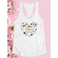 thumbnail image 3 of Mothers Day Gold Garland Racerback Tank Women -Image by Shutterstock, Female Small, 3 of 4