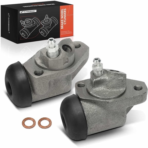 A-Premium Front Drum Brake Wheel Cylinder Compatible with Select Ford Models - F-250 1961 1962 1963 1964, 2-PC Set - Replace# 5463050