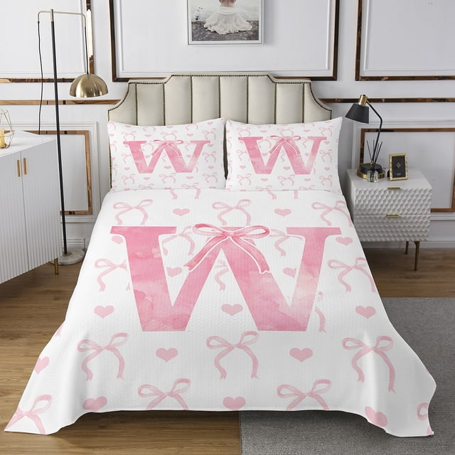 Erosebridal Cartoon Boba Tea Coverlet Set Twin, Sweet Dessert Bedding Set, Food Room Decor, 2pcs
