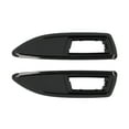 thumbnail image 1 of Side Indicator Repeater Frame Set, Side Light Surrounds Easy Installation Sophisticated Workmanship Anti Scratch  For Car Adaptations Glossy Black,Carbon Fiber Style, 1 of 8