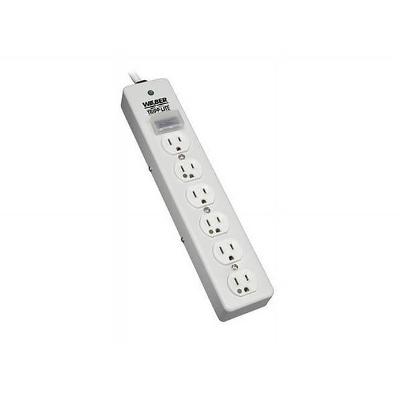 Tripp Lite UL1363 Hospital-Grade Surge Protector w/ 6 Hospital-Grade Outlets