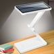 thumbnail image 1 of Lámpara de escritorio solar, lámpara de lectura solar/USB, cuello de cisne recargable portátil de 4 LED flexible para leer, 1 of 5