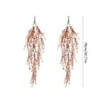 thumbnail image 3 of SLYNSHome 2Pcs Artificial Hanging Flowers for Outdoors UV Resistant Outdoor Flowers Silk Flowers for Outside Patio Porch Front Yard Window Garden Indoor Decor - Brown, 3 of 6