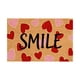 thumbnail image 2 of Felpudo de bienvenida de San Valentín con corazones rojos y rosas | Alfombra antideslizante para interior y exterior, ideal para porche y entrada | Tapete decorativo de 40 x 60 cm, 2 of 6