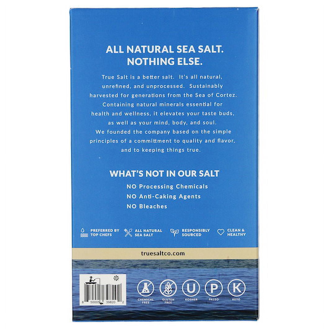 (Price/Case)True Salt Kosher Grain Sea Salt Box, 3 Pound, 12 per case