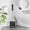 Black, variant on Toilet Brush and Holder Set - Bristles Bowl Brush Head with Ventilated Holder, Wall Mounted Compact Set for Bathroom Deep Cleaning