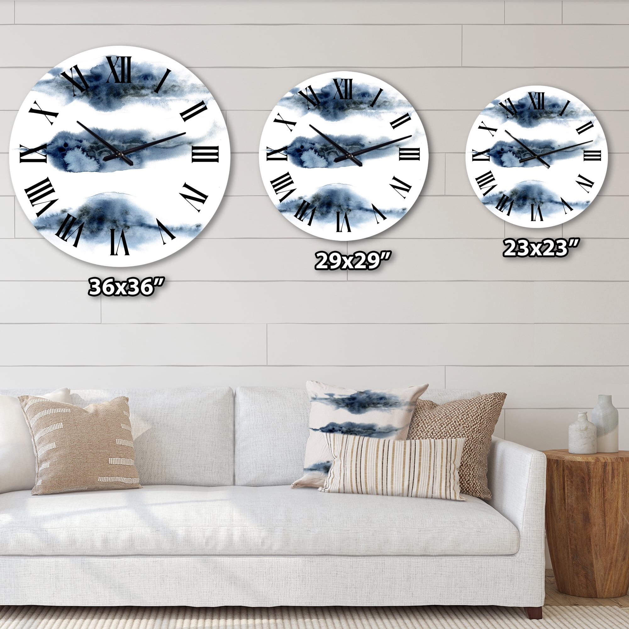 Designart 1 in Quartz Modern/Contemporary Wall Clock