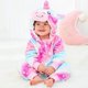 thumbnail image 1 of Peleles de invierno para bebé, disfraz de León, vaca, Panda, unicornio, mono de animales para niñas pequeñas, ropa infantil, pijamas para niños xuanjing unisex, 1 of 2
