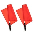thumbnail image 3 of SHISUYAN 2pcs Match Flag Traffic Signal Flags Referee Warning Signal Flags Waving Flags, 3 of 9