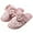 Pink, variant on DL Women's Memory Foam Scuff House Slippers Fluffy Velvet Slip on Indoor Bedroom Womens Slippers