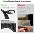 thumbnail image 3 of KOMI Metal Band Compatible with Apple Watch Band 40mm 38mm 41mm 45mm 44mm 42mm 49mm for Women Men, Stainless Steel Milanese Mesh Loop Magnetic Wristbands for iWatch Series 9 8 7 6 5 4 3 2 1 SE Ultra, 3 of 7