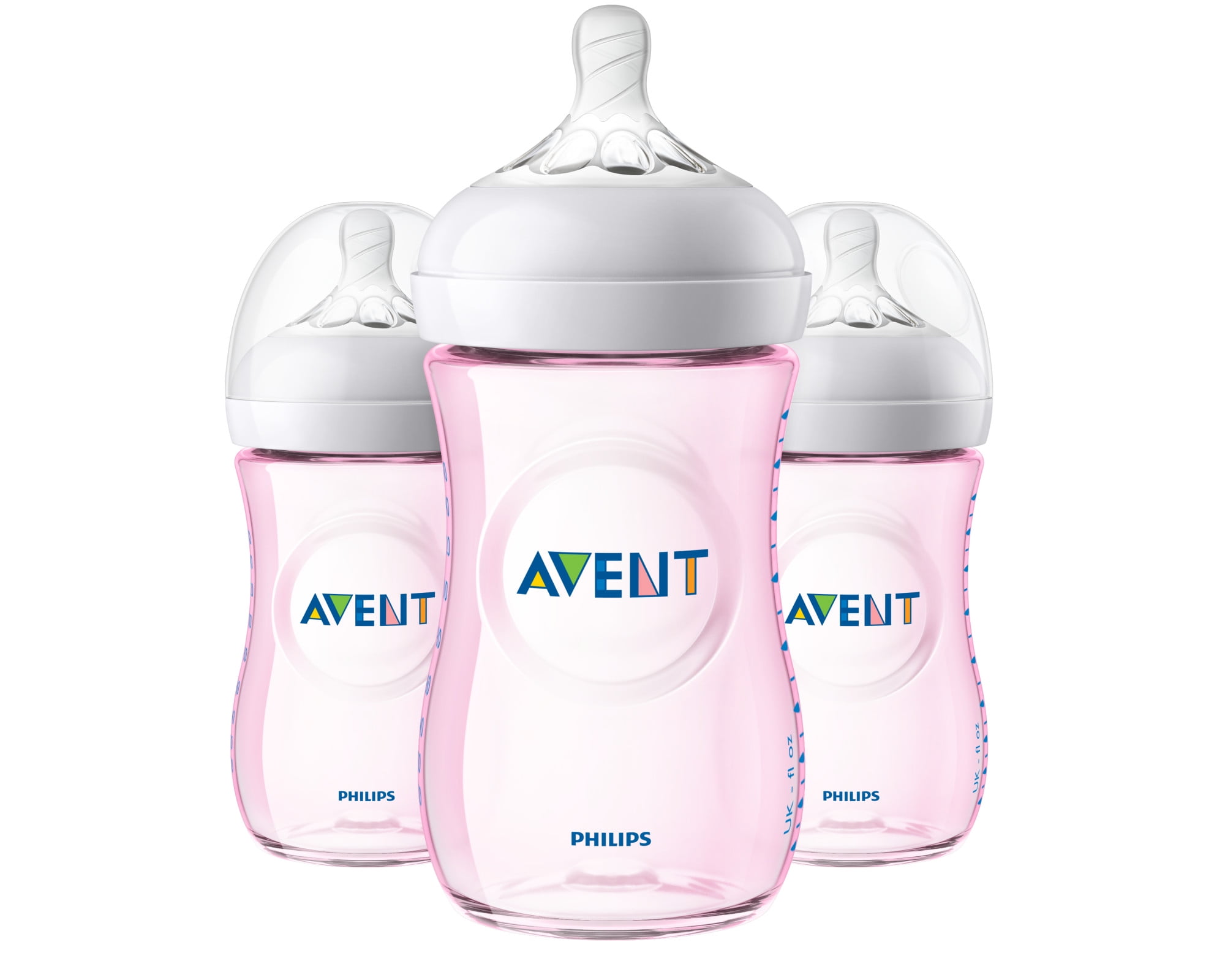 Philips Avent Baby Classic Bottle 260 ml, Pink Lady Bugs, Pack of 2 