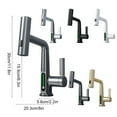 thumbnail image 4 of tredstone Premium Bathroom Sink Faucet With 3 Water Flow Modes Liftable And 360° Rotation White, 4 of 6