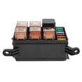 thumbnail image 3 of Relay System Box, Snap Fit Case ABS Plastic Fuse Relay Box Complete  for Automotive Marine, 3 of 8