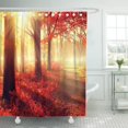 thumbnail image 1 of Cortina de ducha ABPHQTO Otoño Escena de otoño 152x180 cm, 1 of 2