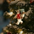 thumbnail image 4 of Animales Decorativos Planos Adornos Navideños Adornos Navideños Adornos Navideños Colgantes para Árbol de Navidad Impresión Plana 2D Colgantes Acrílicos Adornos Navideños Decoraciones Navideñas para E, 4 of 5