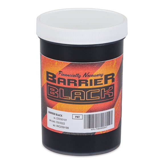 FN Ink Plastisol Screen Printing Ink - Barrier Black, Pint
