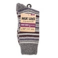 Muk Luks Women's Microfiber Crew Boot Sock, 1Pack, Size 611