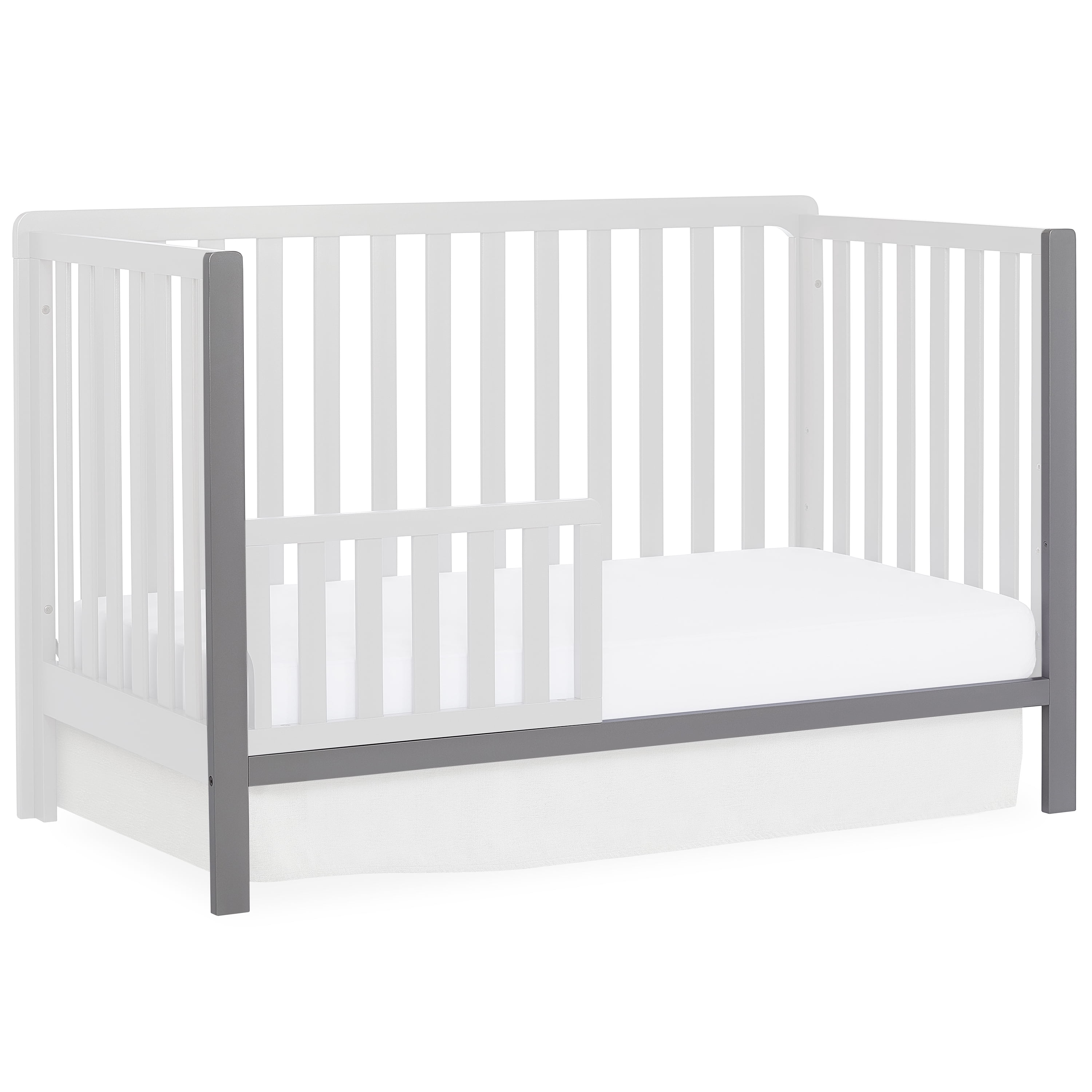 Dream On Me Ridgefield Convertible Crib Conversion Post, Storm Grey