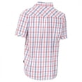thumbnail image 2 of Trespass - Camisa a cuadros de manga corta modelo Hopedale para hombre (Cuadros Rojos), 2 of 2