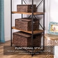 thumbnail image 3 of Juego de 3 cestas de almacenamiento Best Choice Products con forma de jacinto, 3 of 7