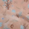 thumbnail image 1 of oneOone Cotton Cambric Rose Brown Fabric Sea Corals Craft Projects Decor Fabric Printed By The Yard 42 Inch Wide, 1 of 4