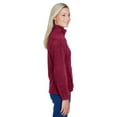 thumbnail image 3 of Harriton M990W Women's Full-Zip Fleece-Wine-2XL, 3 of 3