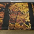 thumbnail image 6 of Ambesonne Tree Place Mats Set of 4, Fall Tranquil Countryside, Standard Size, Dark Brown Orange Yellow, 6 of 6