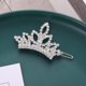 thumbnail image 3 of 1 pieza tiaras barrocas nupciales conjunto de joyas de corona de boda corona de reina gótica de diamantes de imitación de cristal y accesorios para el cabello de fiesta de disfraces de cumpleaños pla, 3 of 5