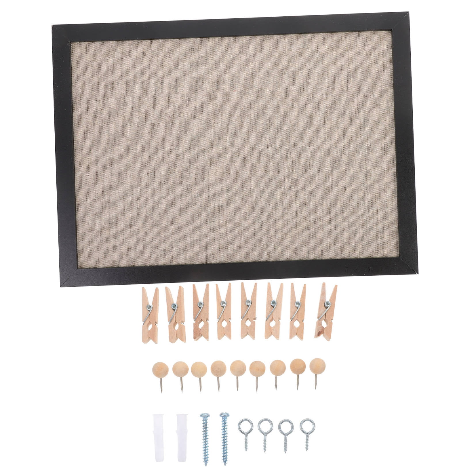 Worgeous 1 Set Blank Cork Board Message Board Framed Cork Board Notice Bulletin Board
