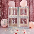 thumbnail image 5 of BalsaCircle 4 Pieces Iridescent 5" Letter M Cardstock Stickers Backdrop Wall Party Decorations, 5 of 8
