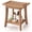 Teak Brown, variant on Bekvem Waterproof Poly Lumber Shower Stool with Storage Shelf, Brown, Small, 350 lb Limit