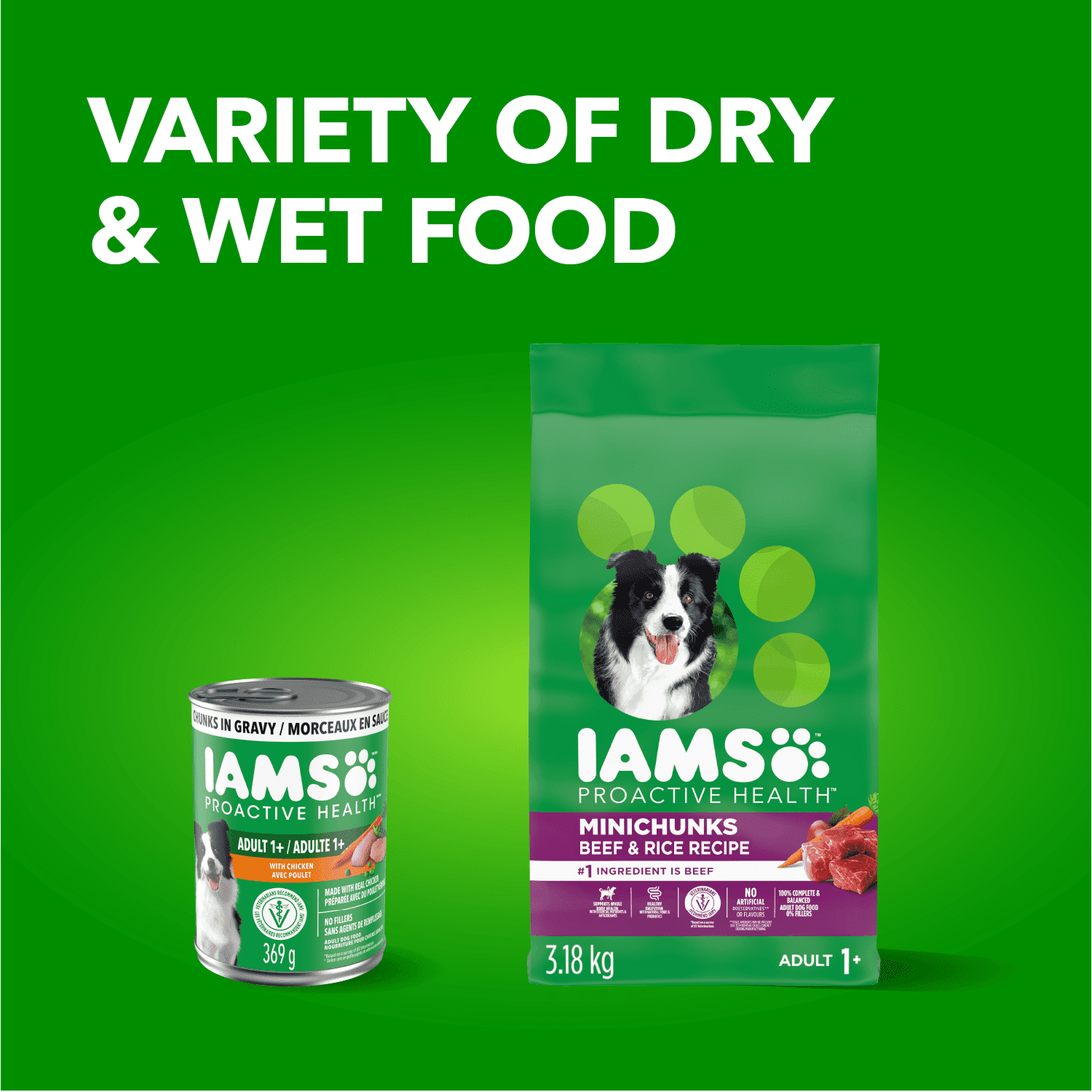 IAMS Proactive Health Chicken & Rice Adult Wet Dog Food
