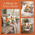 thumbnail image 6 of REGALWOVEN Floral Embroidered Decorative Throw Pillow Covers Set of 2, Farmhouse Flower Pattern Flower-6 18" x 18", 6 of 7