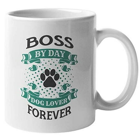 Boss Dog Lover Coffee & Tea Gift Mug for Executive, CEO, Men or Women (11oz)