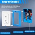 thumbnail image 2 of 6 Pcs 1/2inch Single Gang Receptacle Outlet Box Extenders, 2 of 5