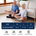 thumbnail image 2 of Mens Grip Socks, AMITOFO Anti Slip Crew Socks for Men-Non Slip Hospital Home Walking Socks for Elderly, 4 Pairs (Size 13-15 ), 2 of 7