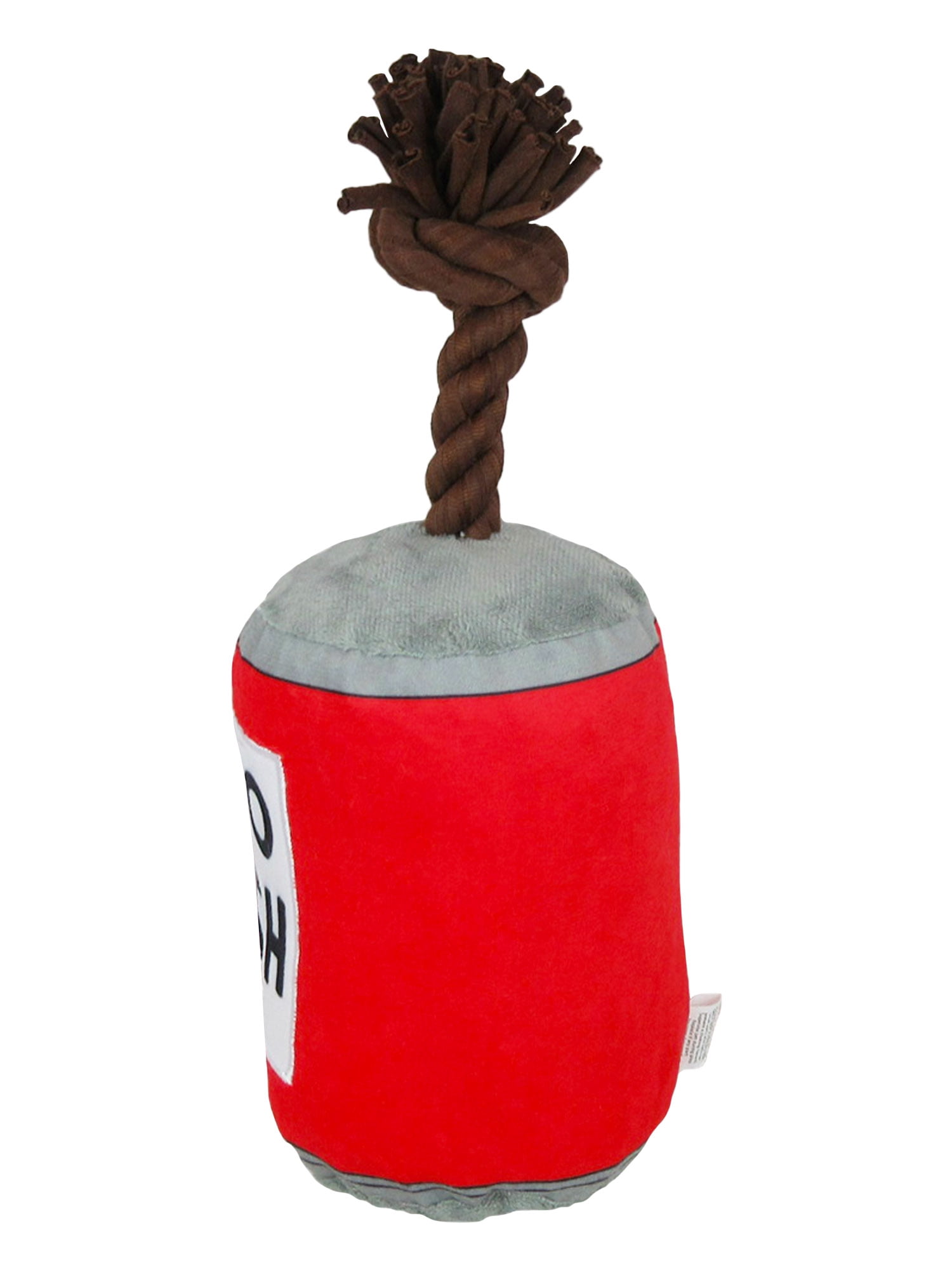 Grinch Holiday Plush Who Hash Dog Toy with Squeaker, Red