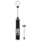 thumbnail image 2 of Fiudx Espumador de Leche Recargable, Espumador de Mano de 3 Velocidades, Carga Usb, Cabezales Batidores de Acero Inoxidable, Ideal para Café Resistente a Las Balas, Bebidas Proteicas, Ideal para Viaj, 2 of 7