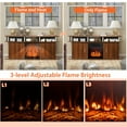 thumbnail image 6 of Gymax 63'' Fireplace TV Stand W/18'' 1400W Electric Fireplace up to 70'', 6 of 10