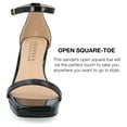 thumbnail image 4 of Journee Collection Womens Jeanne Slim Platform Ankle Strap Open Toe Pumps, 4 of 7
