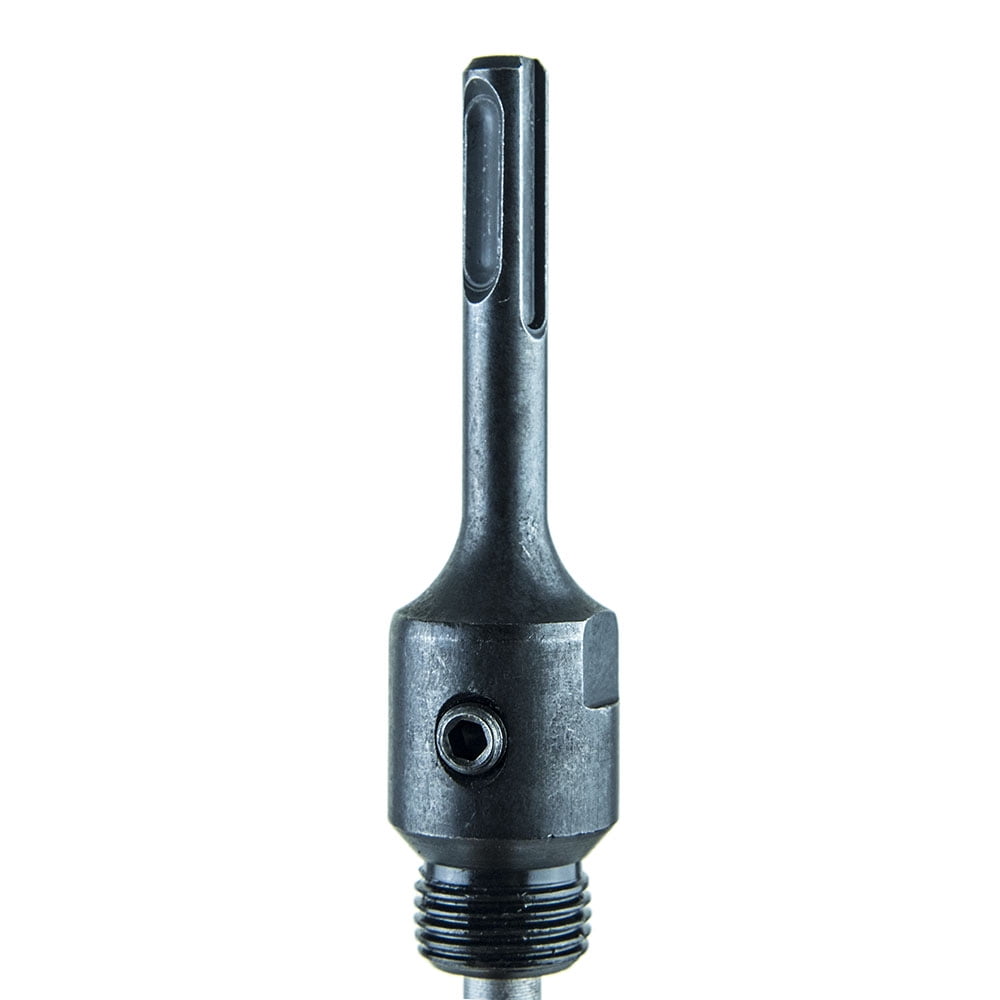 Jeremywell Dry Diamond Drill Core Bit for Brick and Concrete with Pilot Bit - 10" (254mm) Diameter with SDS Plus Arbor for #30/40 Diamond, Laser Welded