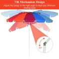 thumbnail image 4 of Costway 8 FT Beach Umbrella Outdoor Tilt Sunshade Sand Anchor W/Carry Bag, 4 of 10