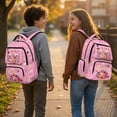 thumbnail image 3 of Aplkyhs Cute Axolotl 17 Inch Backpack for Age 6-12 School Bag Lightweight Water Resistant Bookbag with Adjustable Straps for Elementary Travel, 3 of 7