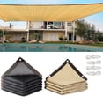 thumbnail image 1 of 95% Shading HDPE Beige Sunshade Net Garden Plant Shed Shading Sail UV Protection Outdoor Pergola Sun Cover Swimming Pool Awning, 1 of 5