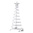 thumbnail image 2 of Christmas Decorations Home Party Interior Decoration Christmas Desk Decoration LED Lights Iron Metal Foldable Christmas Tree With Balls Christmas Tree, 2 of 3