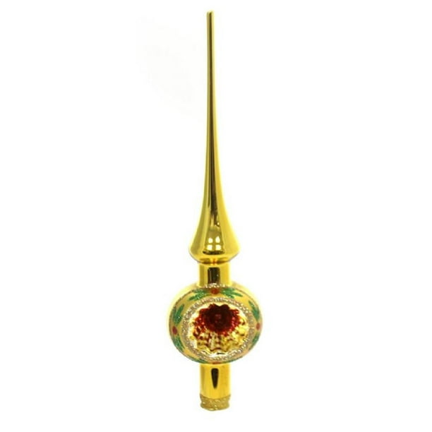 Inge Glas Gold Christmas Sparklers German Glass Finial ...