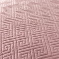 thumbnail image 3 of JML Lavish Plush Poly Velvet Quilt Set Pink Queen 3 Piece, 3 of 5