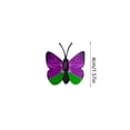 thumbnail image 2 of Adhesivos de pared de mariposas 3D realistas de PVC, autoadhesivos y removibles, calcomanías decorativas coloridas para el salón, el dormitorio y la habitación infantil, 2 of 6